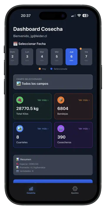 LEIDER App móvil